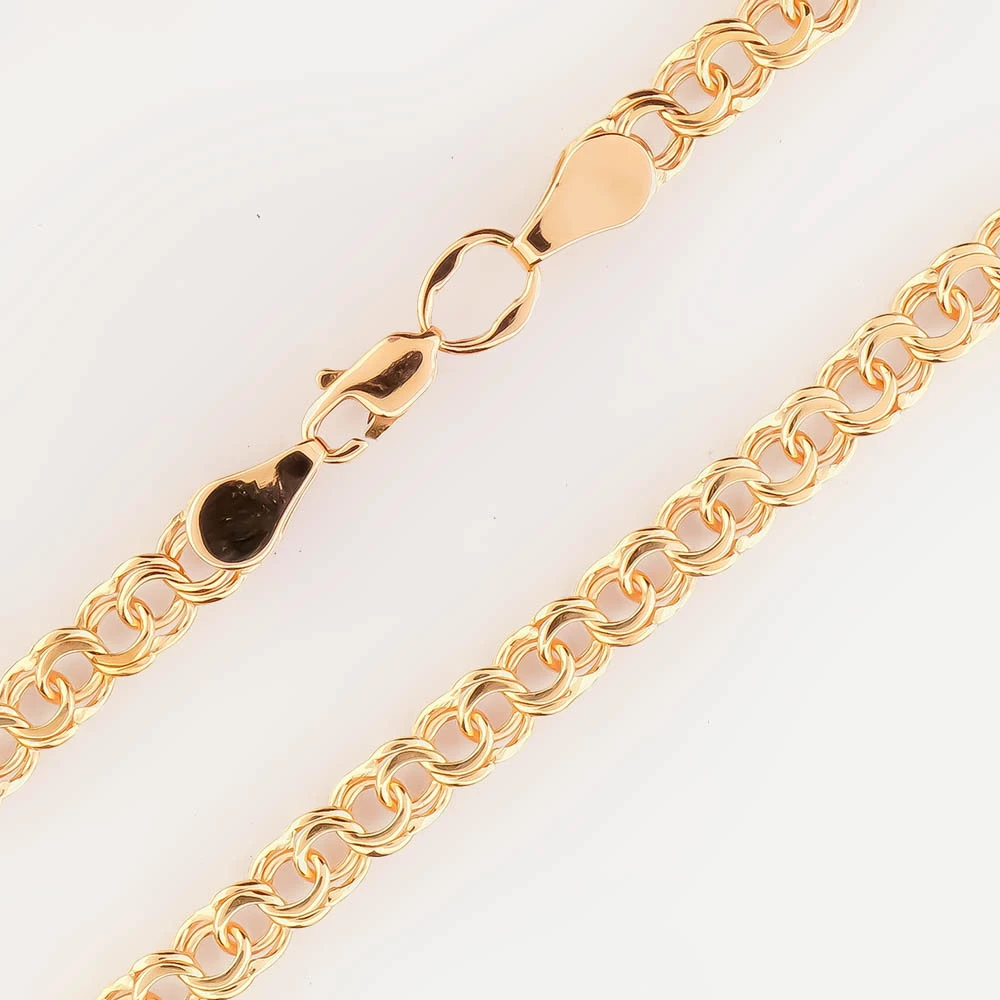 Браслет из красного золота 585 пробы