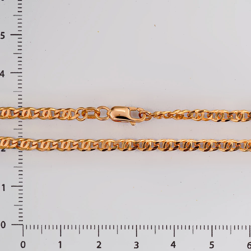 Браслет из красного золота 585 пробы