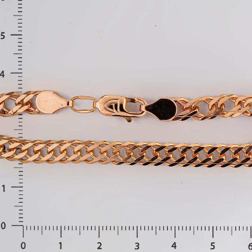 Браслет из красного золота 585 пробы