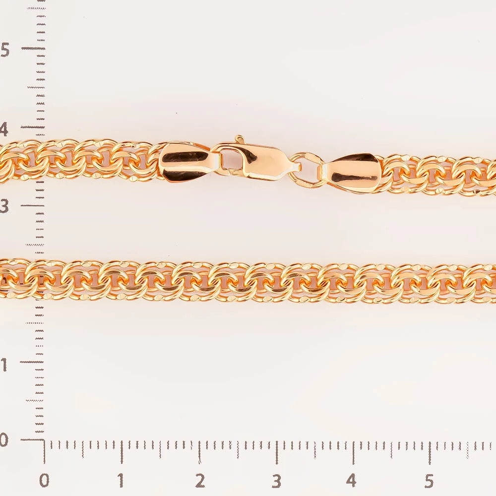 Браслет из красного золота 583 пробы