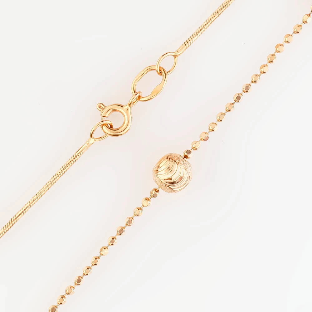 Браслет из красного золота 585 пробы