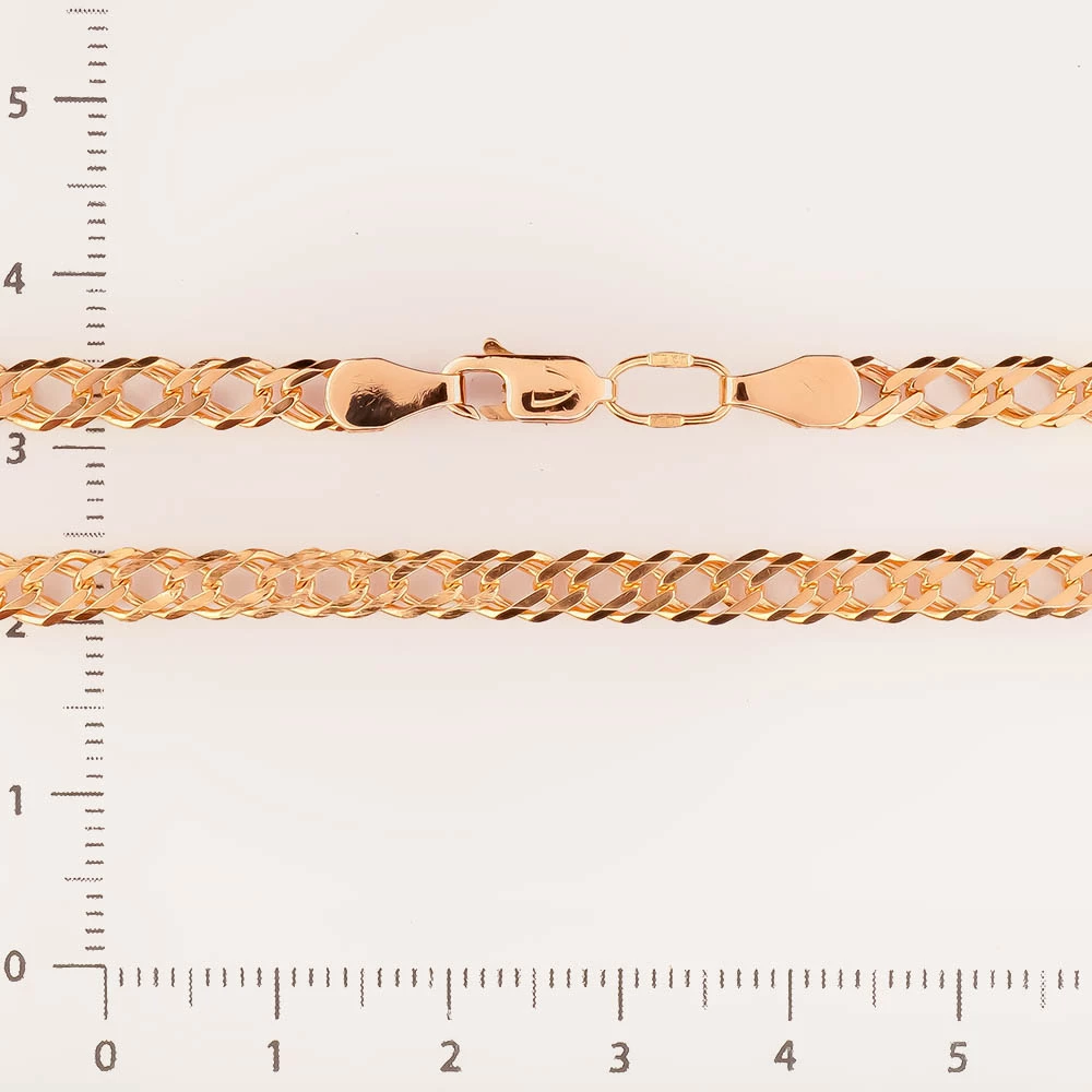 Браслет из красного золота 585 пробы