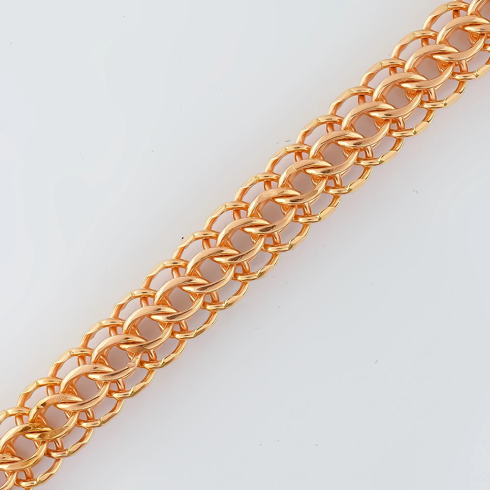 Браслет из красного золота 585 пробы