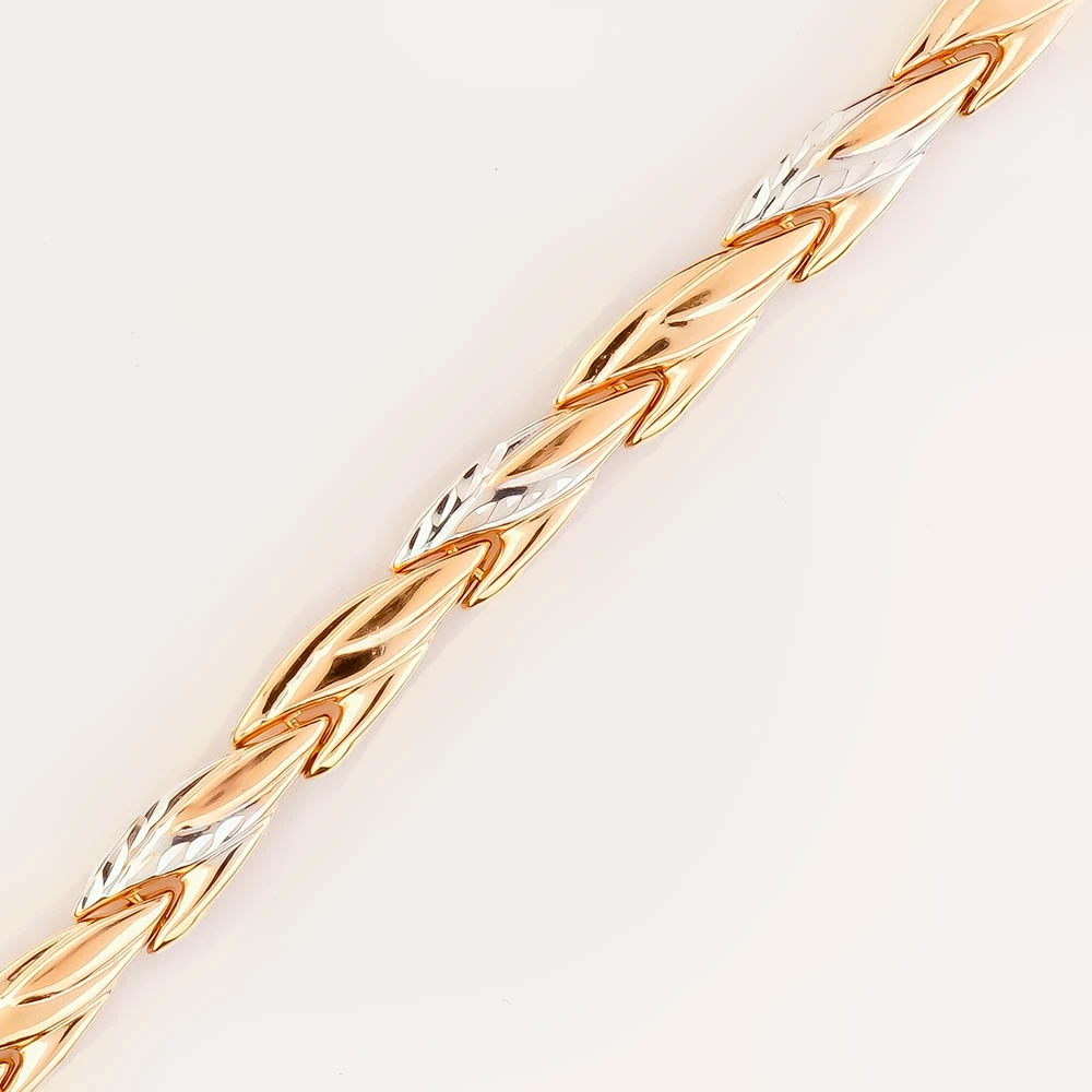 Браслет из красного золота 585 пробы