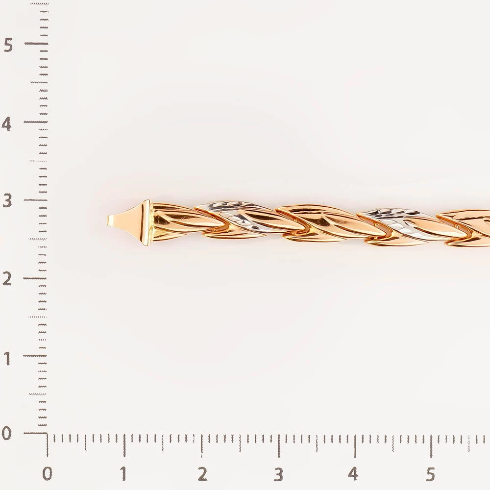 Браслет из красного золота 585 пробы