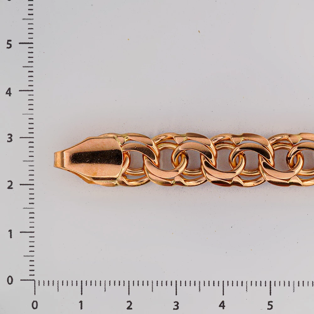 Браслет из красного золота 585 пробы
