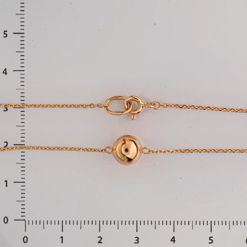 Браслет из красного золота 585 пробы