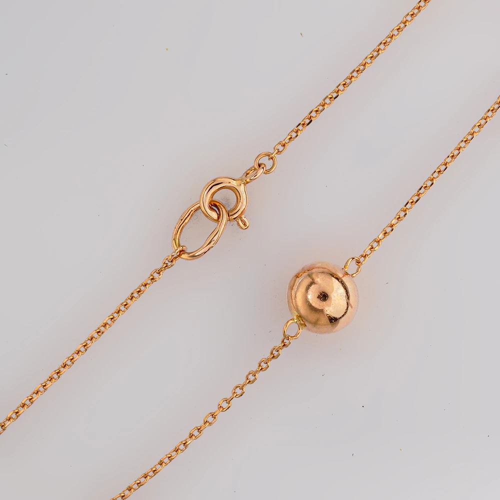 Браслет из красного золота 585 пробы