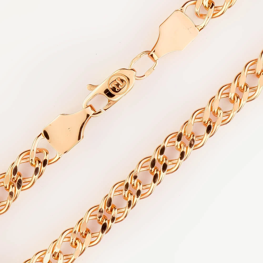 Браслет из красного золота 585 пробы