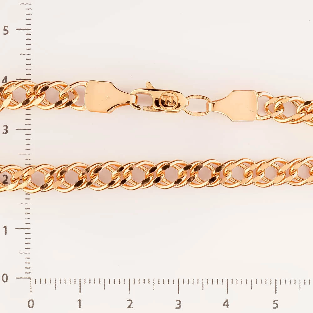 Браслет из красного золота 585 пробы