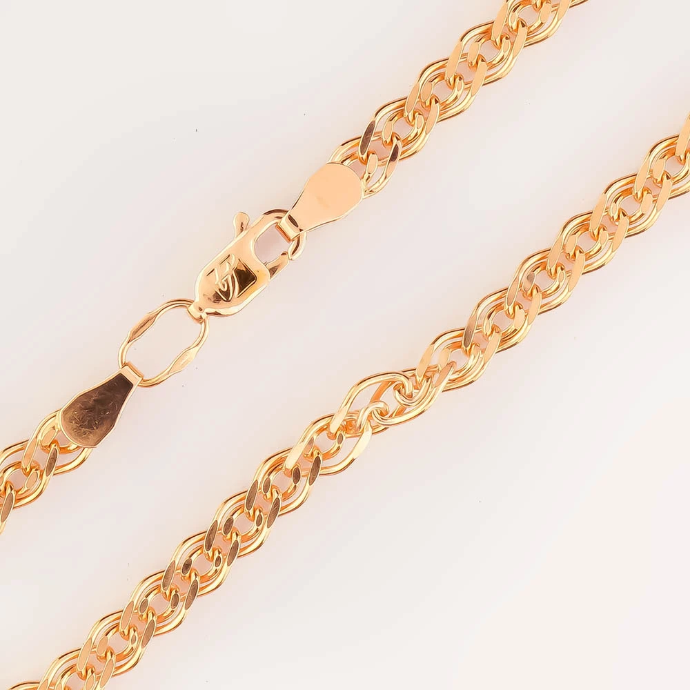 Браслет из красного золота 585 пробы