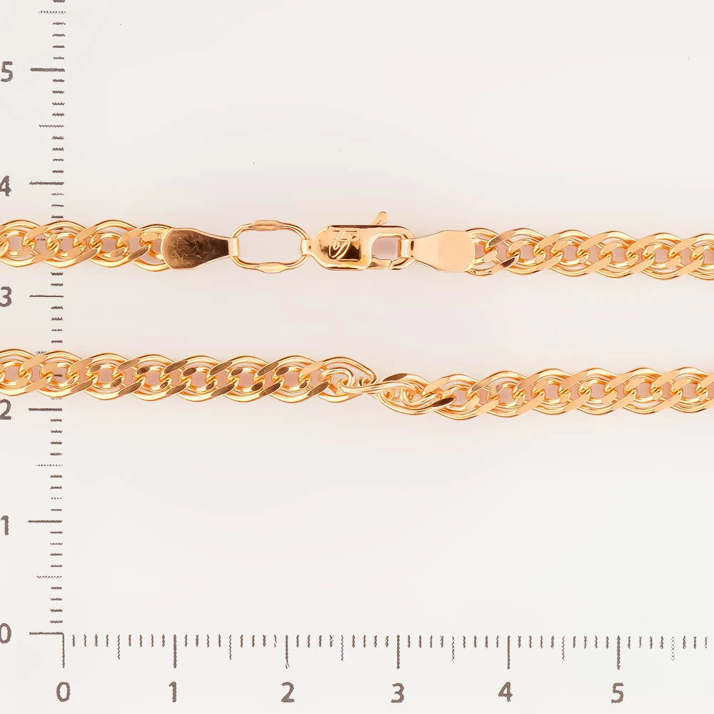 Браслет из красного золота 585 пробы