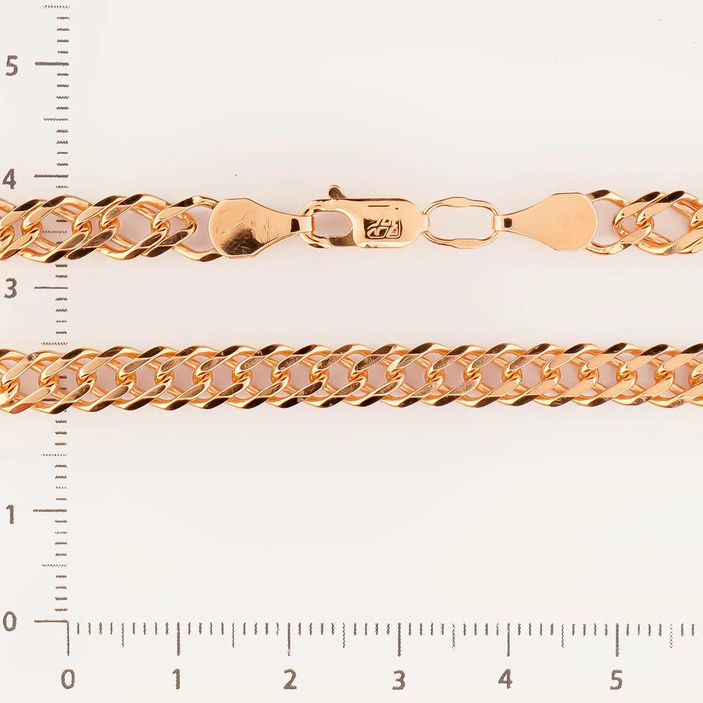 Браслет из красного золота 585 пробы