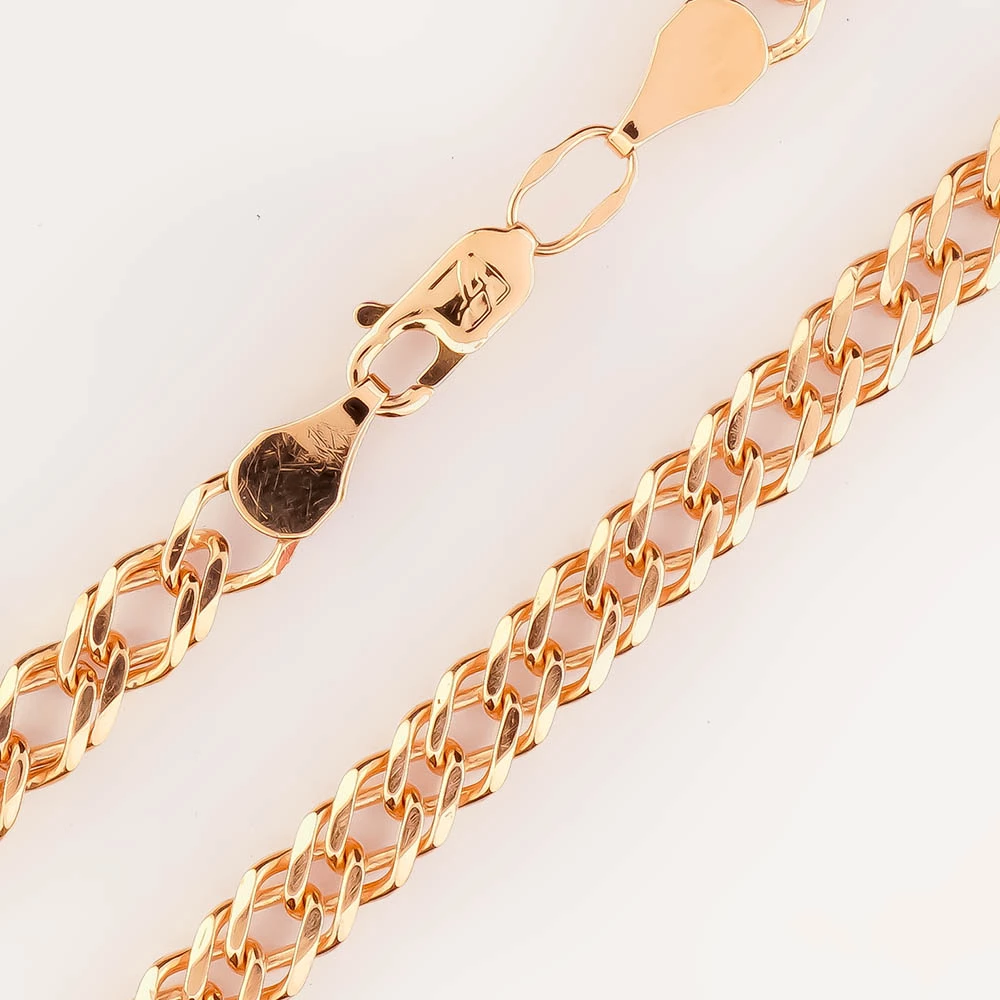 Браслет из красного золота 585 пробы