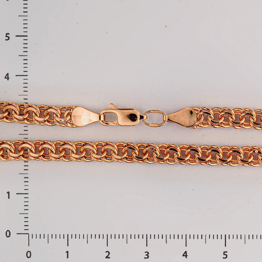 Браслет из красного золота 585 пробы