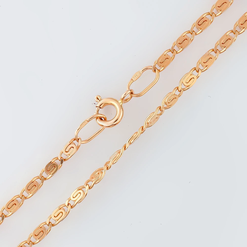 Браслет из красного золота 585 пробы