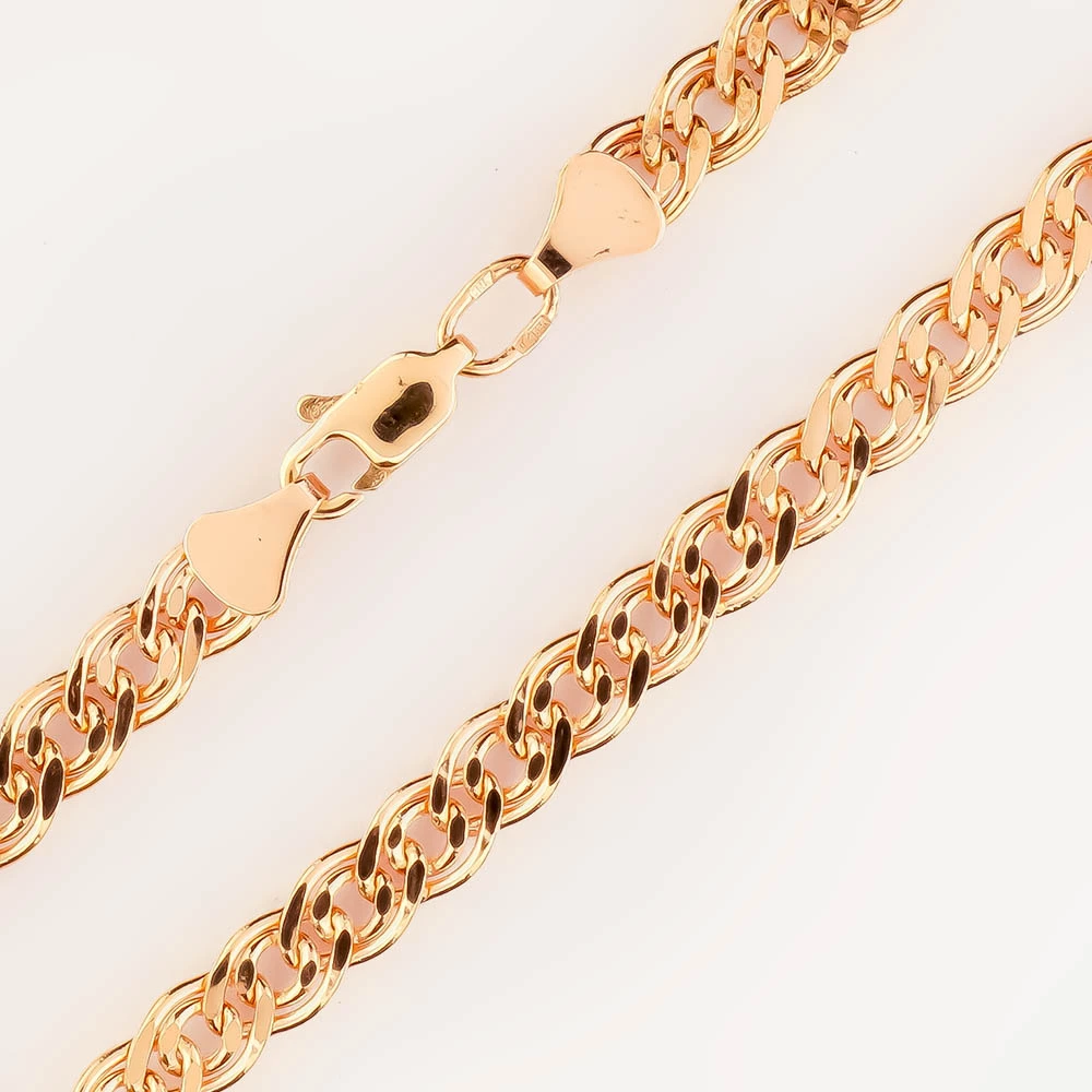 Браслет из красного золота 585 пробы