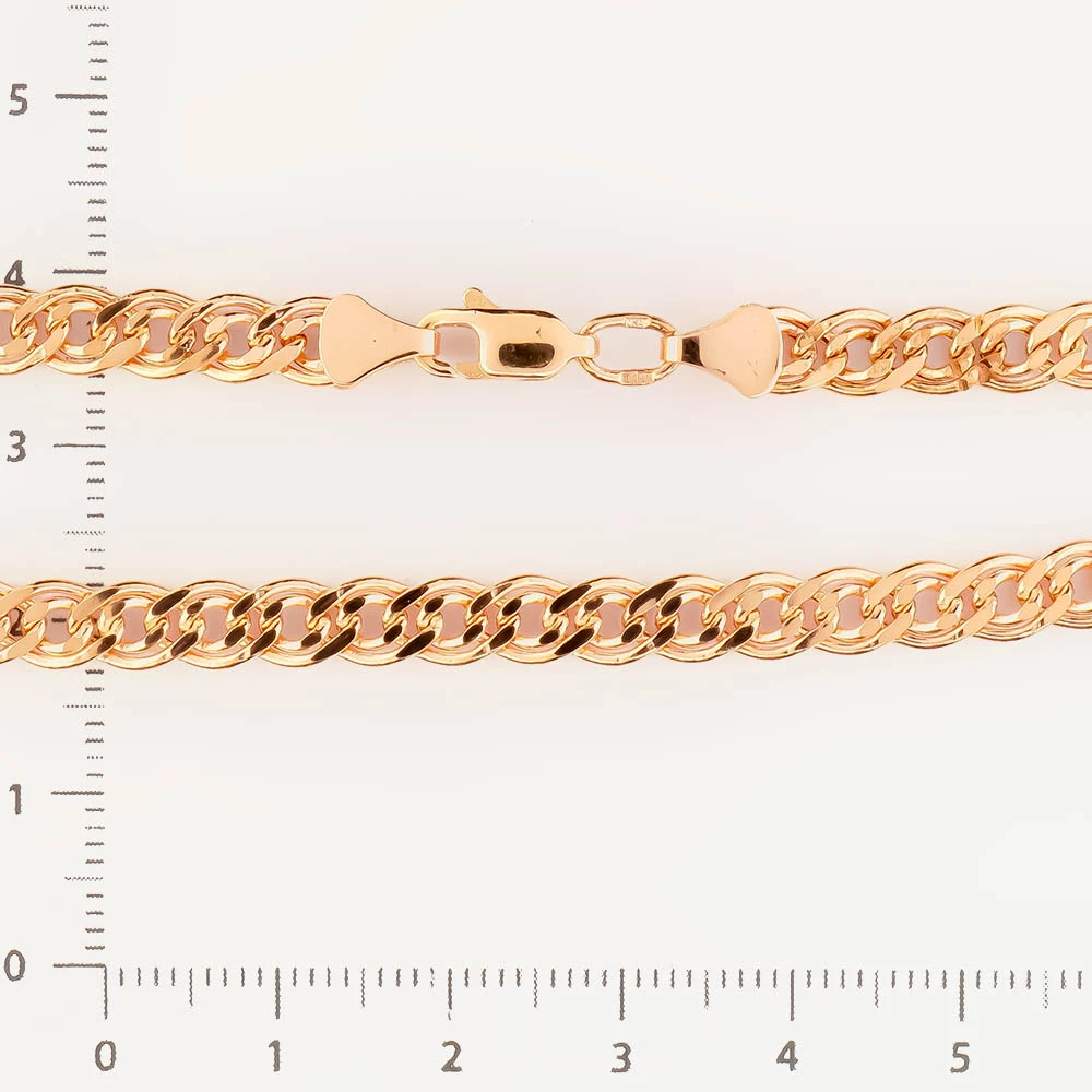 Браслет из красного золота 585 пробы