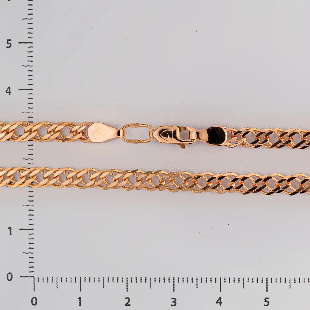 Браслет из красного золота 585 пробы