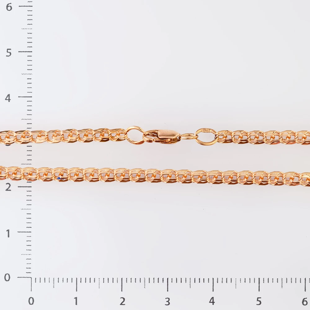 Браслет из красного золота 585 пробы