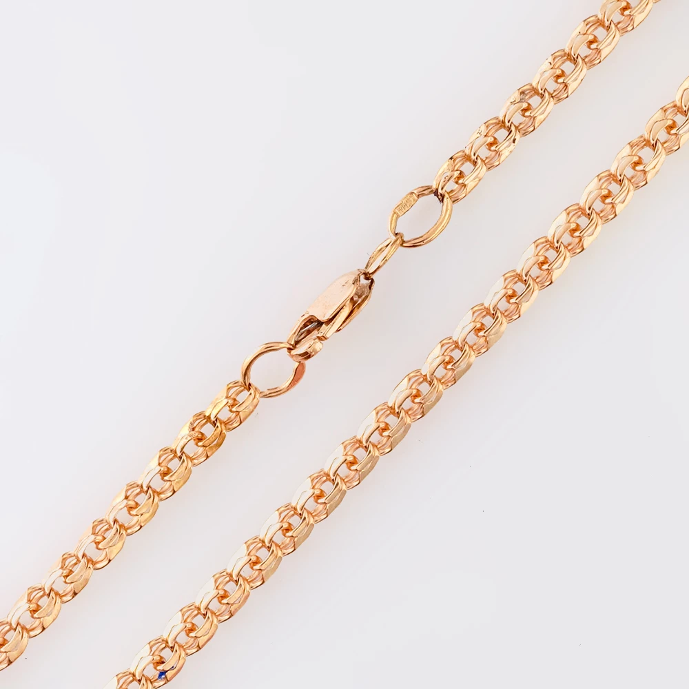 Браслет из красного золота 585 пробы