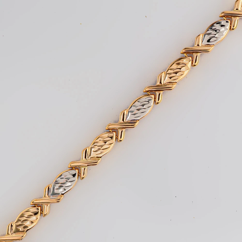 Браслет из красного золота 585 пробы