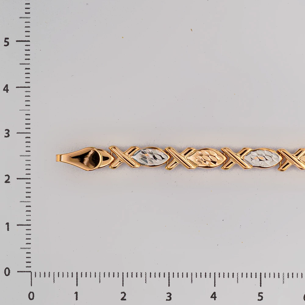 Браслет из красного золота 585 пробы