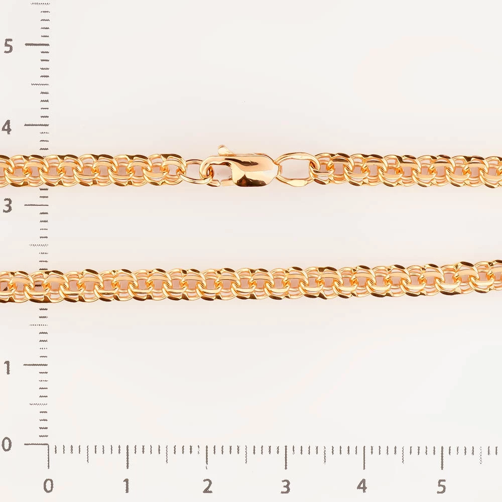 Браслет из красного золота 585 пробы