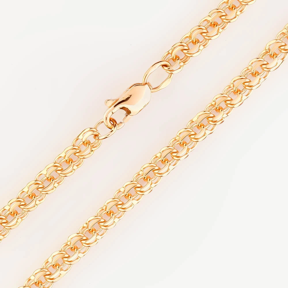 Браслет из красного золота 585 пробы