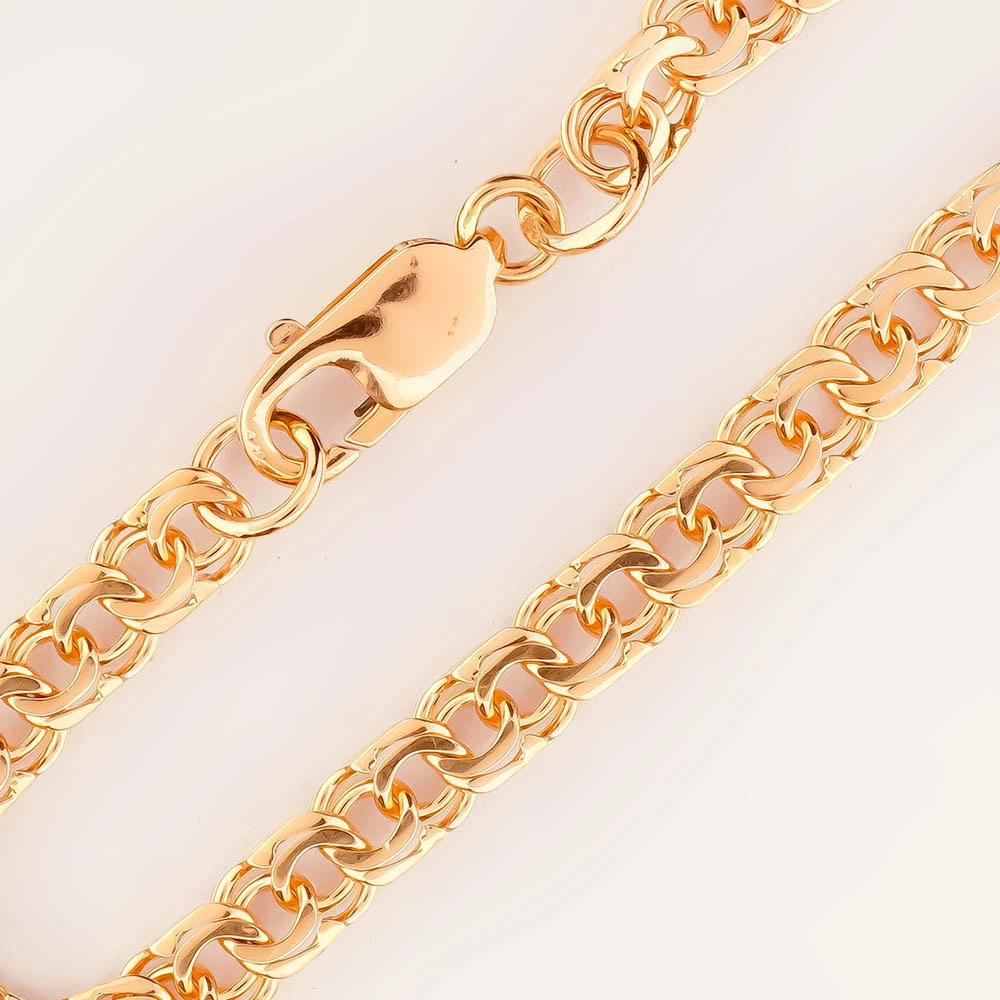 Браслет из красного золота 585 пробы