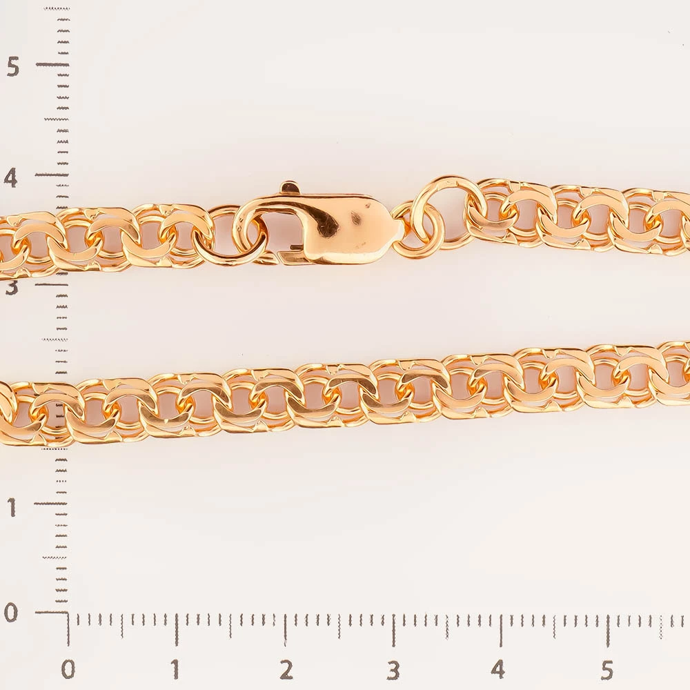 Браслет из красного золота 585 пробы