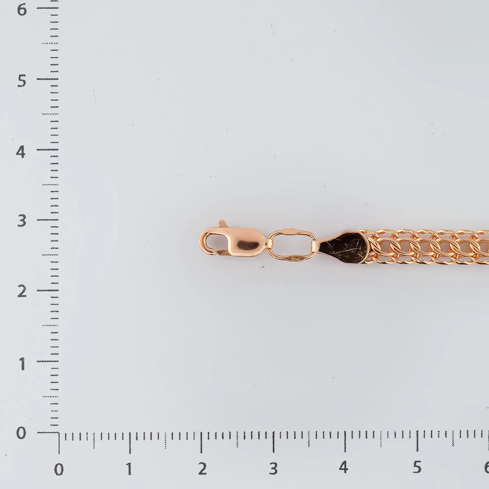 Браслет из красного золота 585 пробы