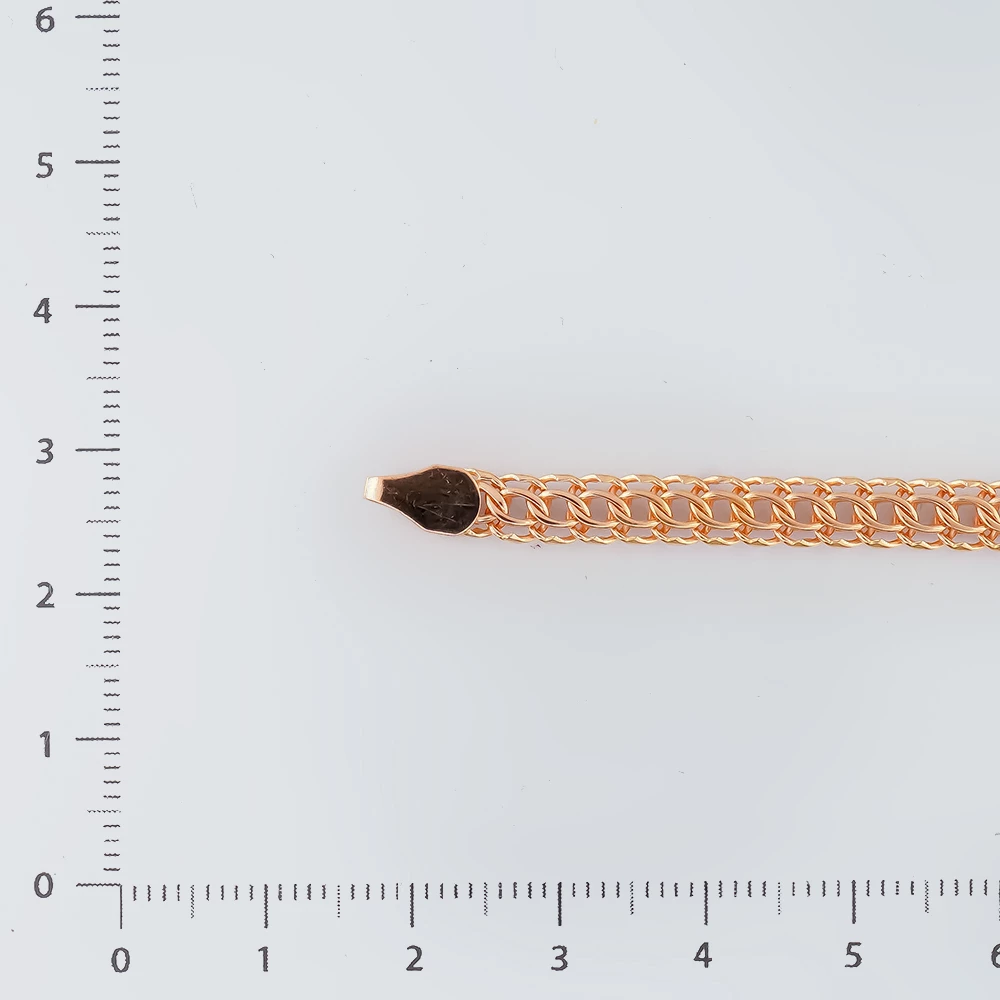 Браслет из красного золота 585 пробы