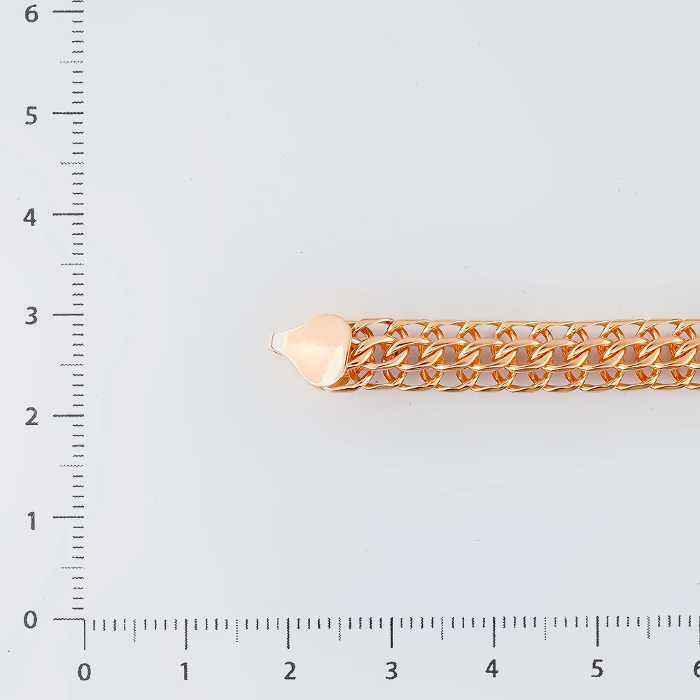 Браслет из красного золота 585 пробы