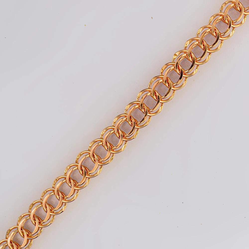 Браслет из красного золота 585 пробы