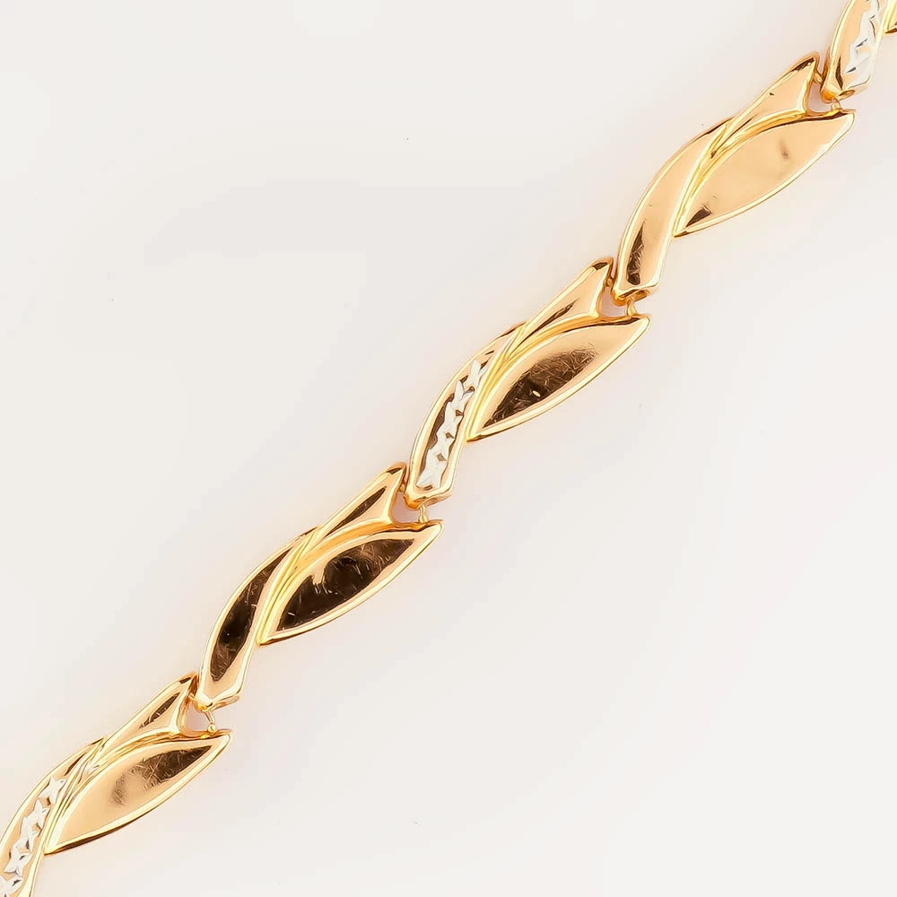 Браслет из красного золота 585 пробы