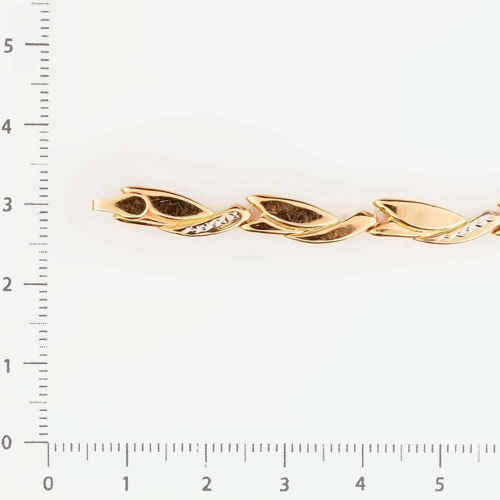 Браслет из красного золота 585 пробы