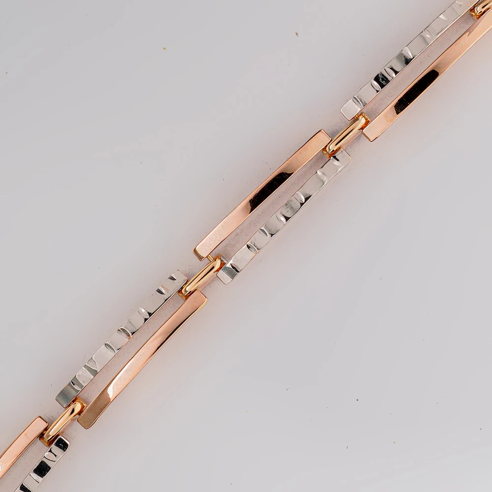 Браслет из красного золота 585 пробы