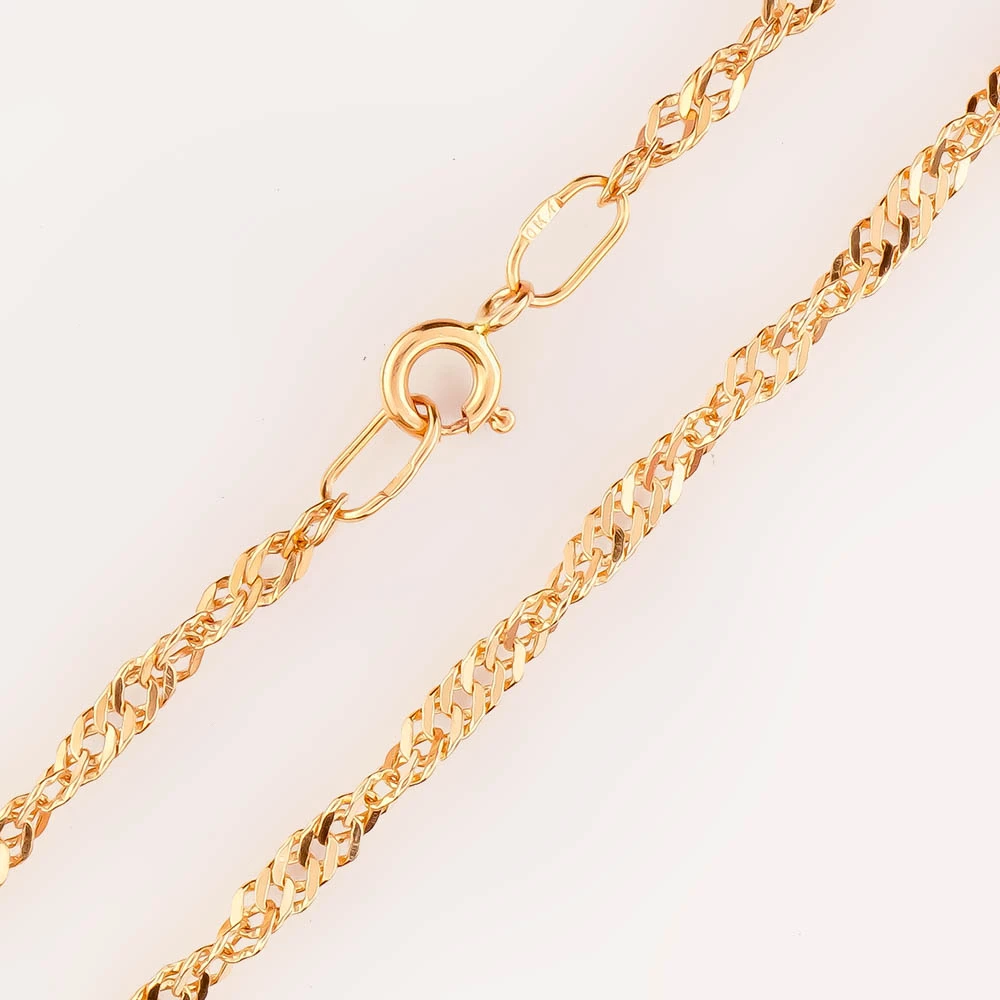 Браслет из красного золота 585 пробы