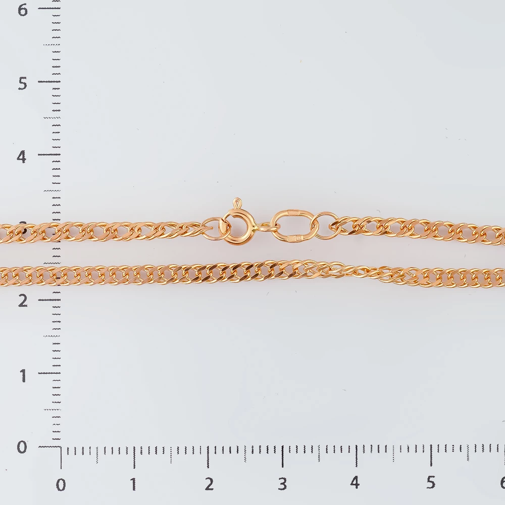 Браслет из красного золота 585 пробы