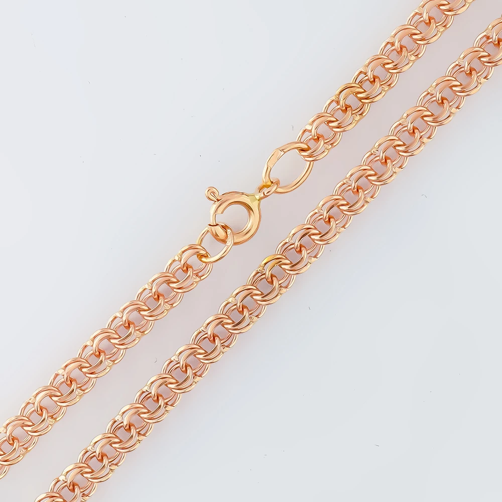 Браслет из красного золота 585 пробы