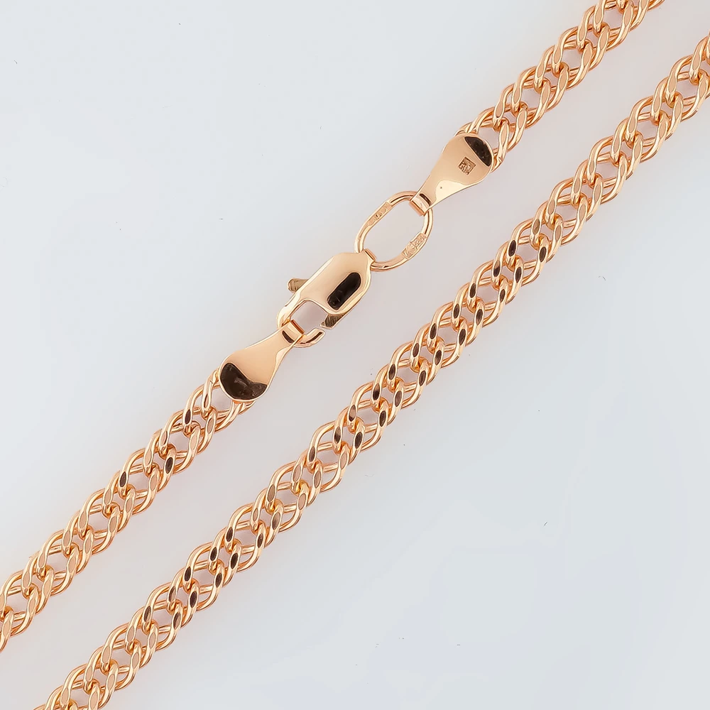 Браслет из красного золота 585 пробы