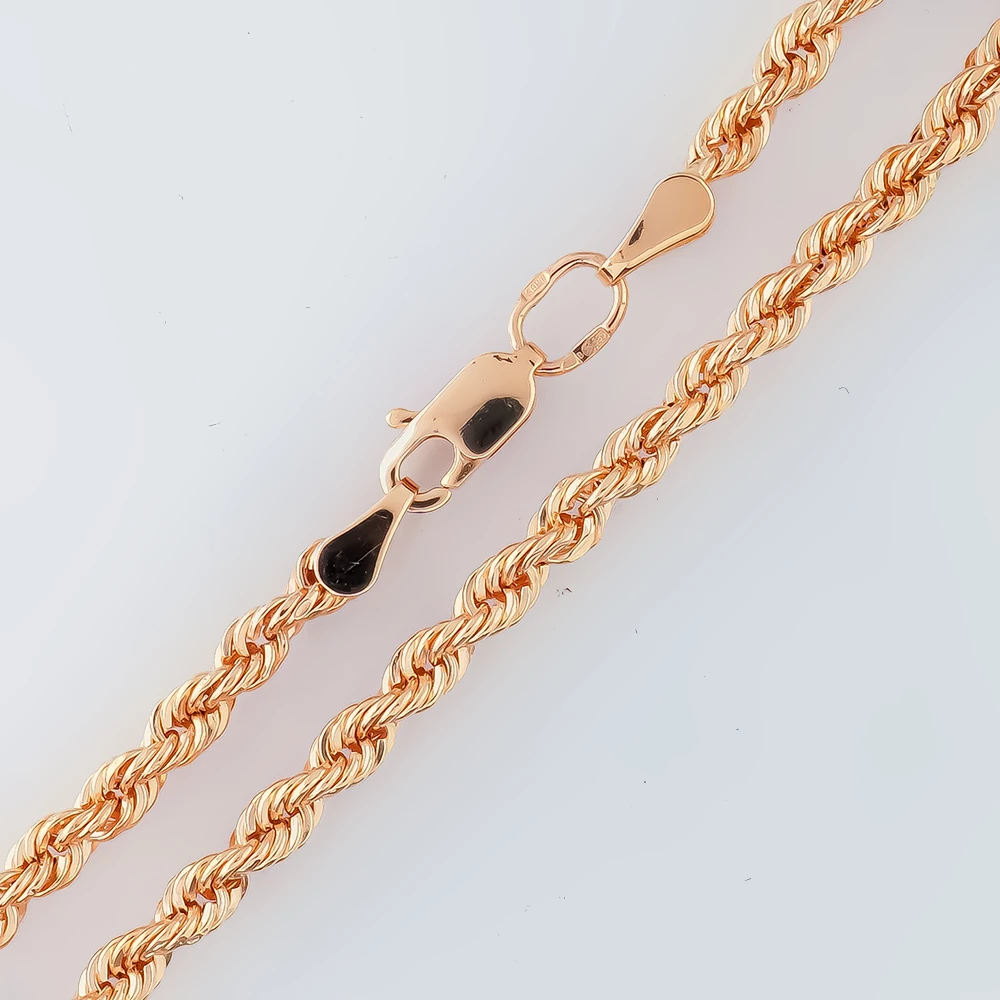 Браслет из красного золота 585 пробы