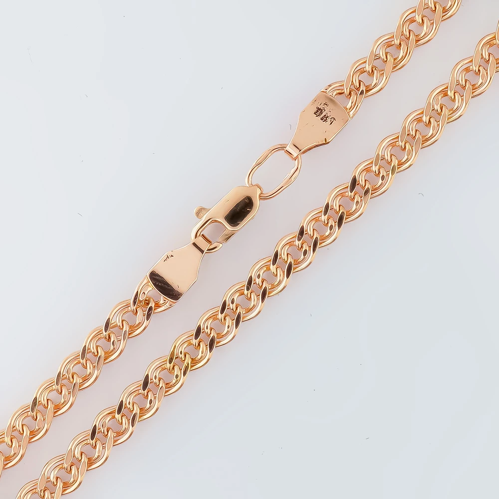 Браслет из красного золота 585 пробы