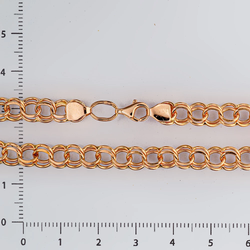 Браслет из красного золота 585 пробы