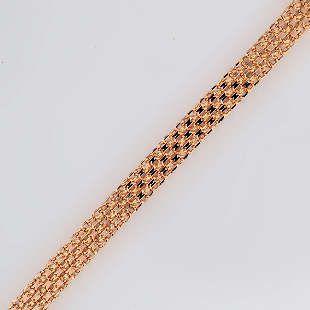 Браслет из красного золота 585 пробы