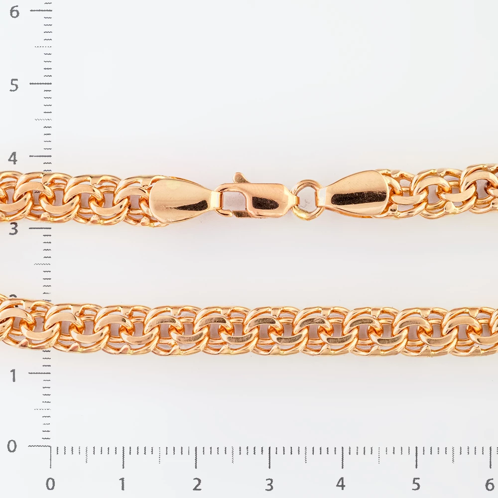 Браслет из красного золота 585 пробы