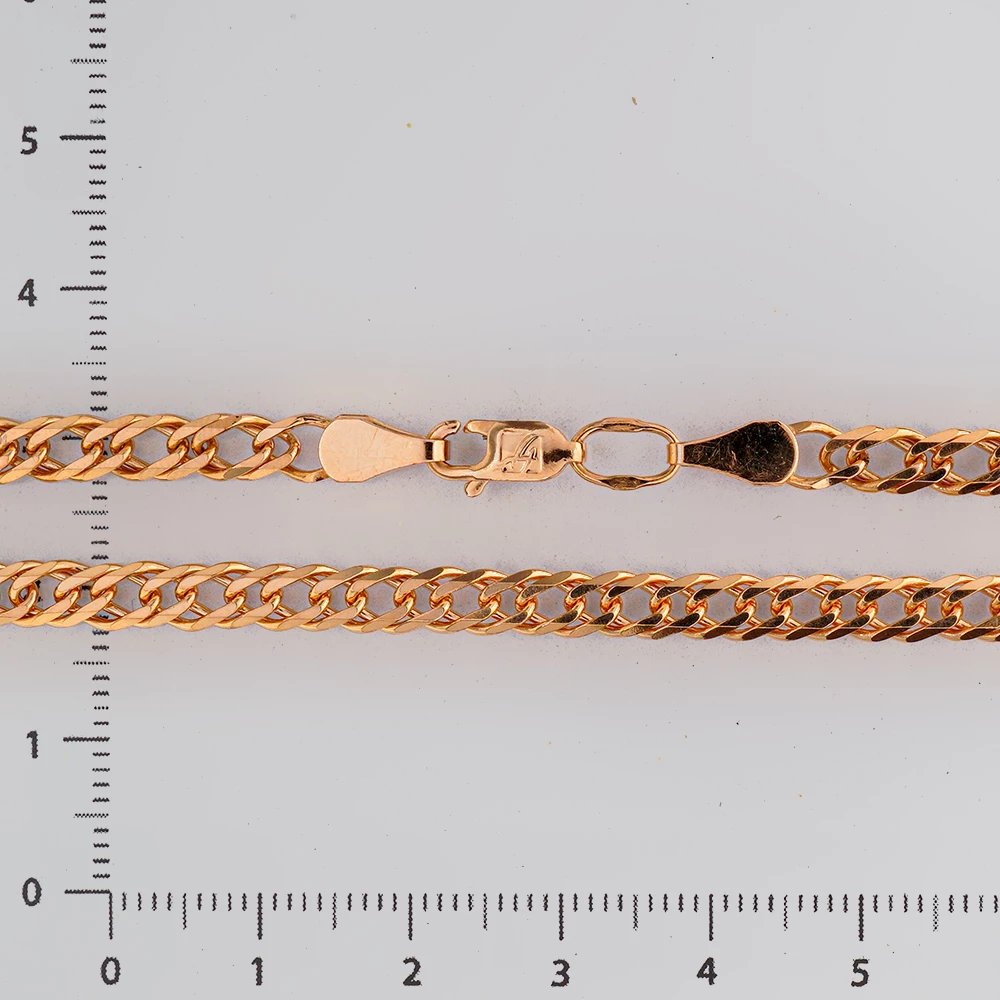 Браслет из красного золота 585 пробы