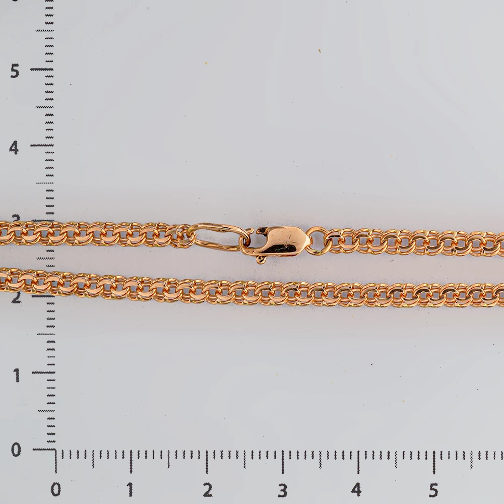 Браслет из красного золота 585 пробы