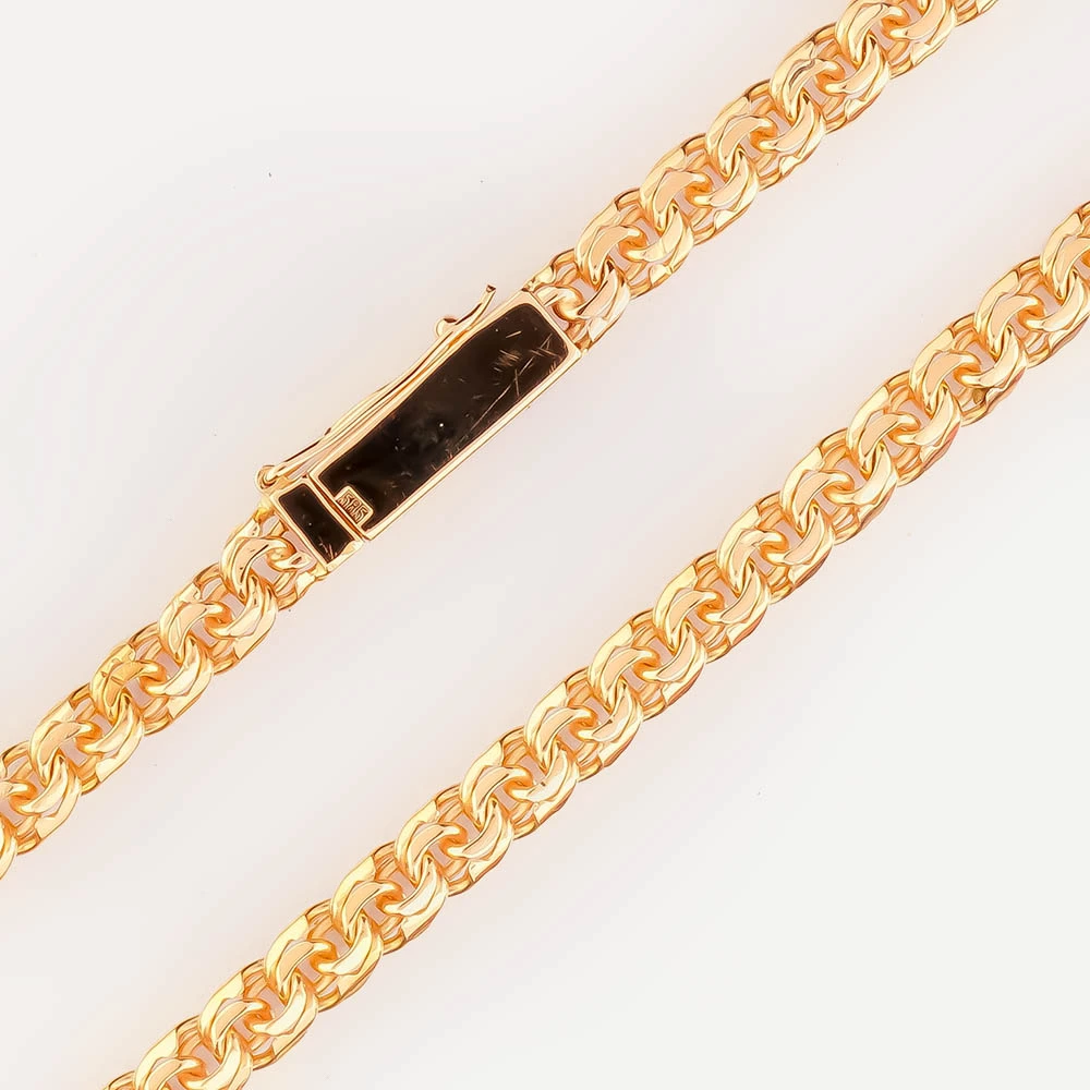 Браслет из красного золота 585 пробы